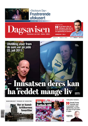 Cover of Dagsavisen