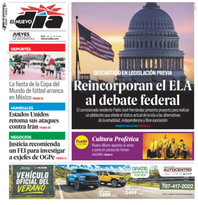 Cover of El Nuevo Dia