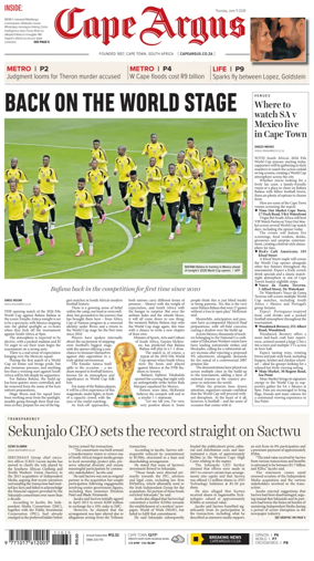 Cover of Cape Argus