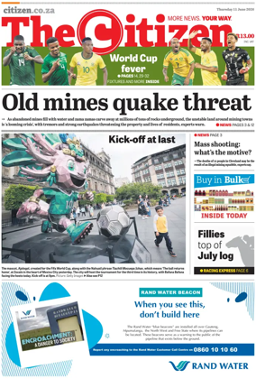 Cover of The Citizen (Gauteng)