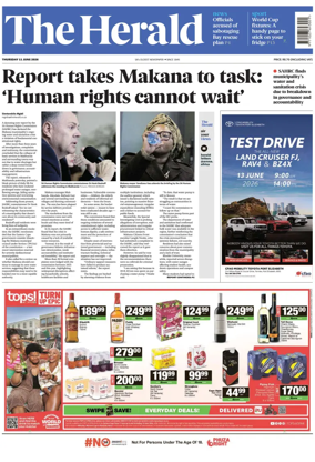 Cover of The Herald (South Africa)