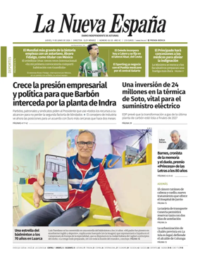 Cover of La Nueva Espana (Oriente)