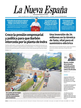Cover of La Nueva Espana (Oviedo)