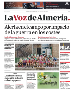Cover of La Voz de Almeria