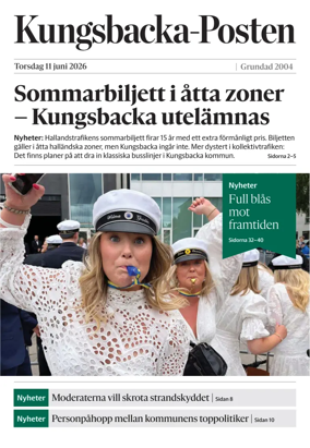 Cover of Kungsbacka-Posten