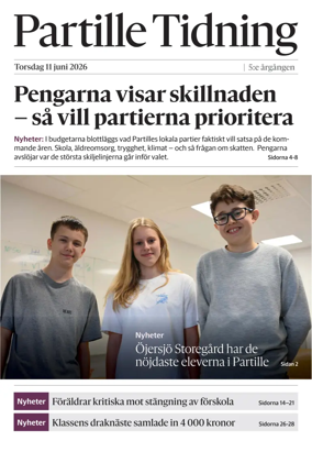 Cover of Partille Tidning