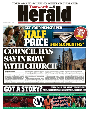 Cover of Atherstone & Coleshill Herald