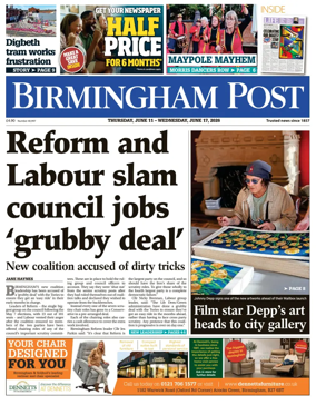 Cover of Birmingham Post