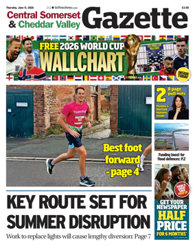 Cover of Central Somerset & Cheddar Valley Gazette