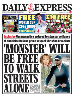 Cover of Daily Express
