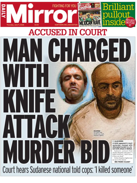 Cover of Daily Mirror (Northern Ireland)