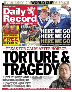 Cover of Daily Record
