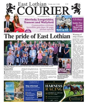 Cover of East Lothian Courier