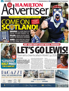 Cover of Hamilton Advertiser