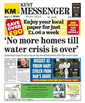 Cover of Kent Messenger Maidstone