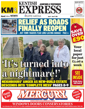Cover of Kentish Express Ashford & District