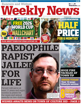 Cover of Runcorn & Widnes Weekly News