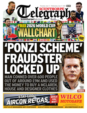 Cover of Scunthorpe Telegraph