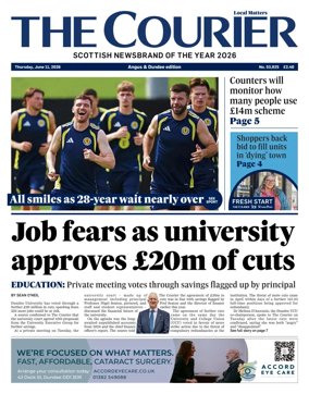 Cover of The Courier & Advertiser (Angus and Dundee)
