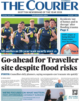 Cover of The Courier & Advertiser (Perth and Perthshire Edition)