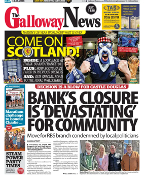 Cover of The Galloway News
