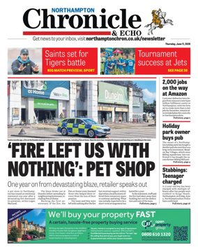 Cover of The Northampton Chronicle and Echo
