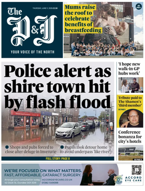 Cover of The Press and Journal (Aberdeen and Aberdeenshire)