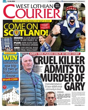 Cover of West Lothian Courier