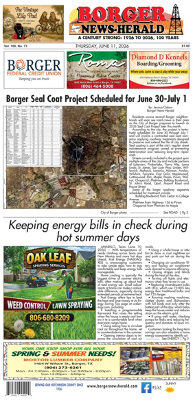 Cover of Borger News-Herald