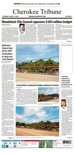 Cover of Cherokee Tribune