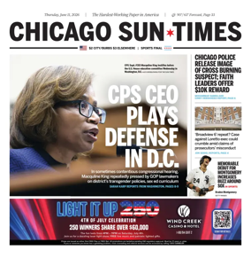 Cover of Chicago Sun-Times