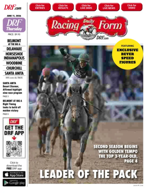 Cover of Daily Racing Form National Digital Edition