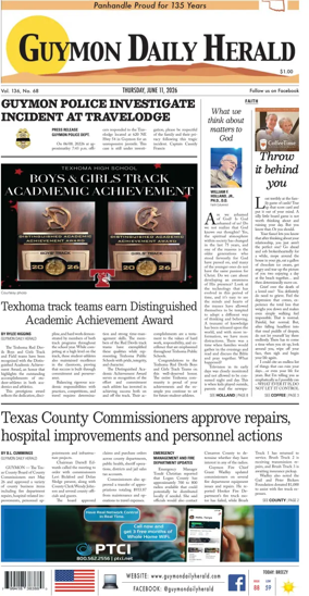 Cover of Guymon Daily Herald