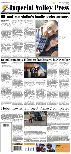 Cover of Imperial Valley Press
