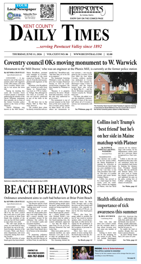 Cover of Kent County Daily Times