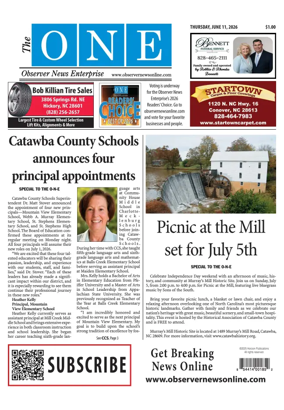 Cover of Observer News Enterprise