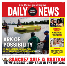 Cover of Philadelphia Daily News