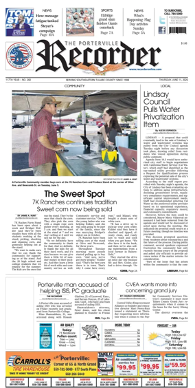 Cover of Porterville Recorder