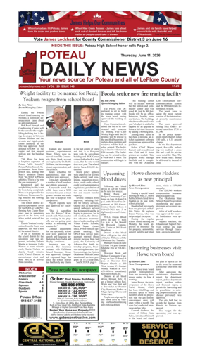 Cover of Poteau Daily News