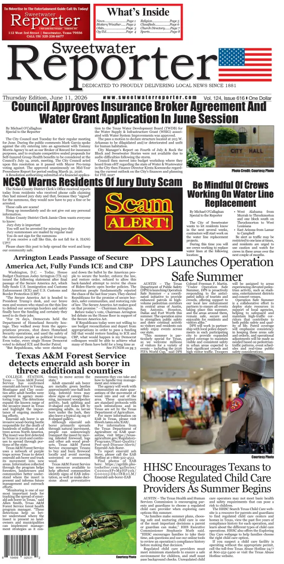 Cover of Sweetwater Reporter