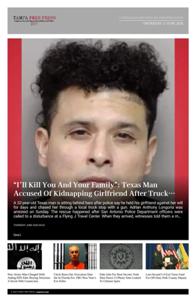 Cover of Tampa Free Press