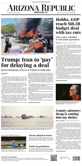 Cover of The Arizona Republic