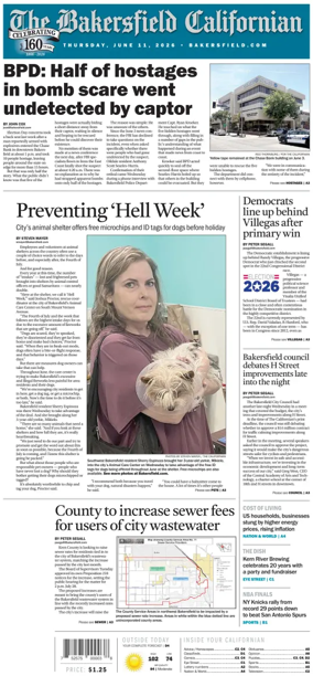 Cover of The Bakersfield Californian
