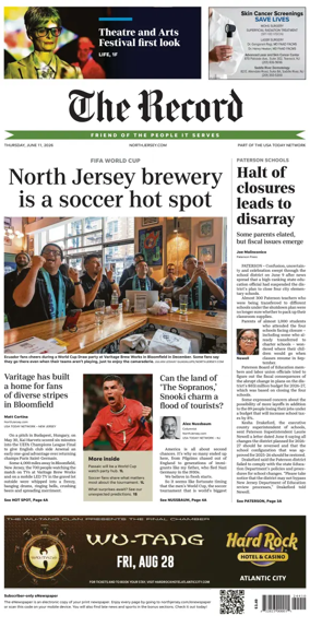 Cover of The Bergen Record
