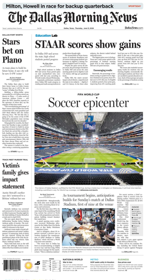 Cover of The Dallas Morning News