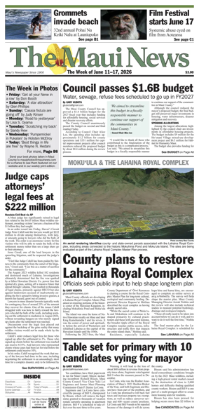 Cover of The Maui News - Weekender