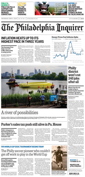 Cover of The Philadelphia Inquirer