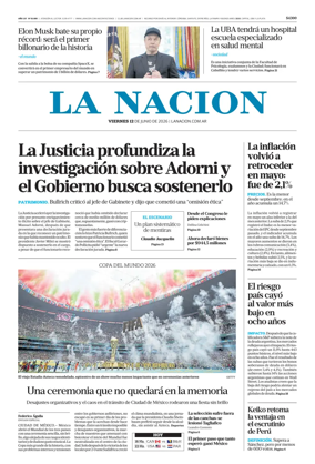 Cover of La Nacion