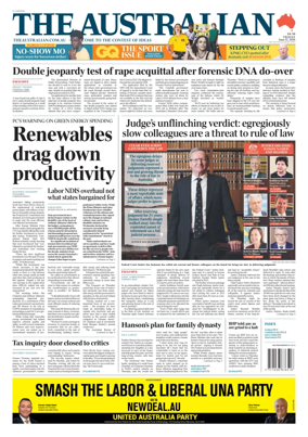Cover of The Australian