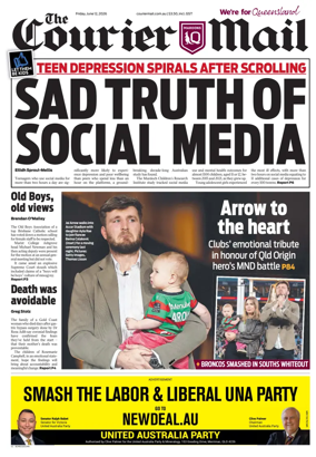 Cover of The Courier-Mail